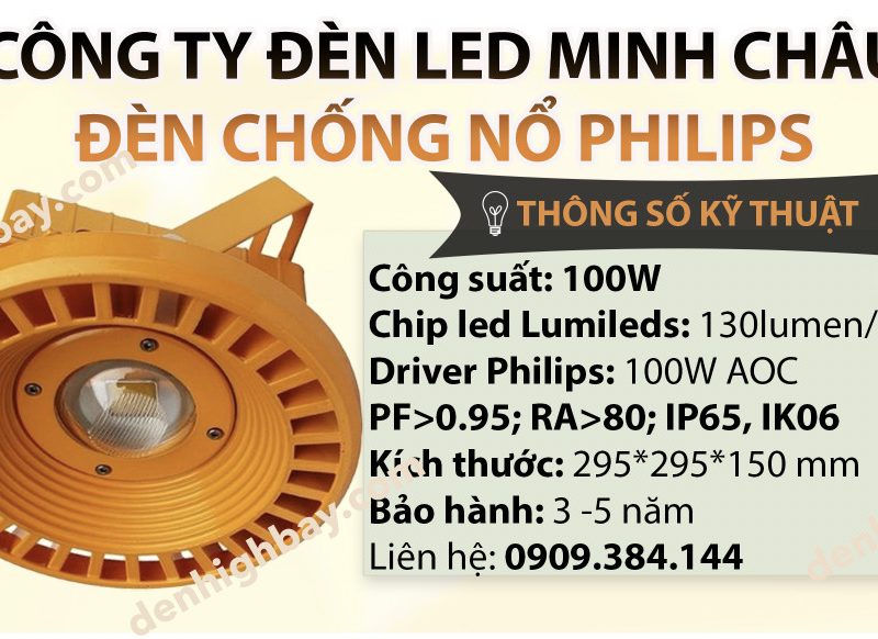 Đèn Highbay chống cháy nổ Philips 100W