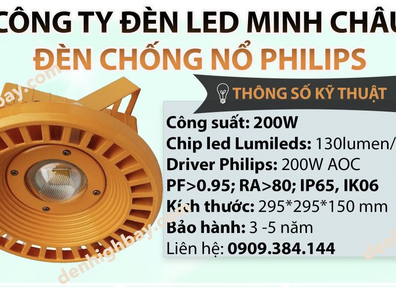Đèn Highbay chống cháy nổ Philips 200W