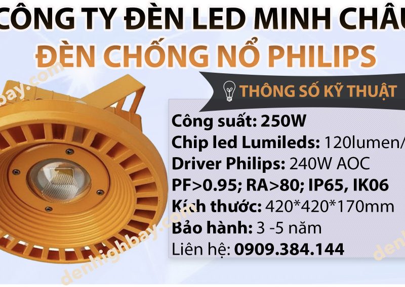 Đèn Highbay chống cháy nổ Philips 250W